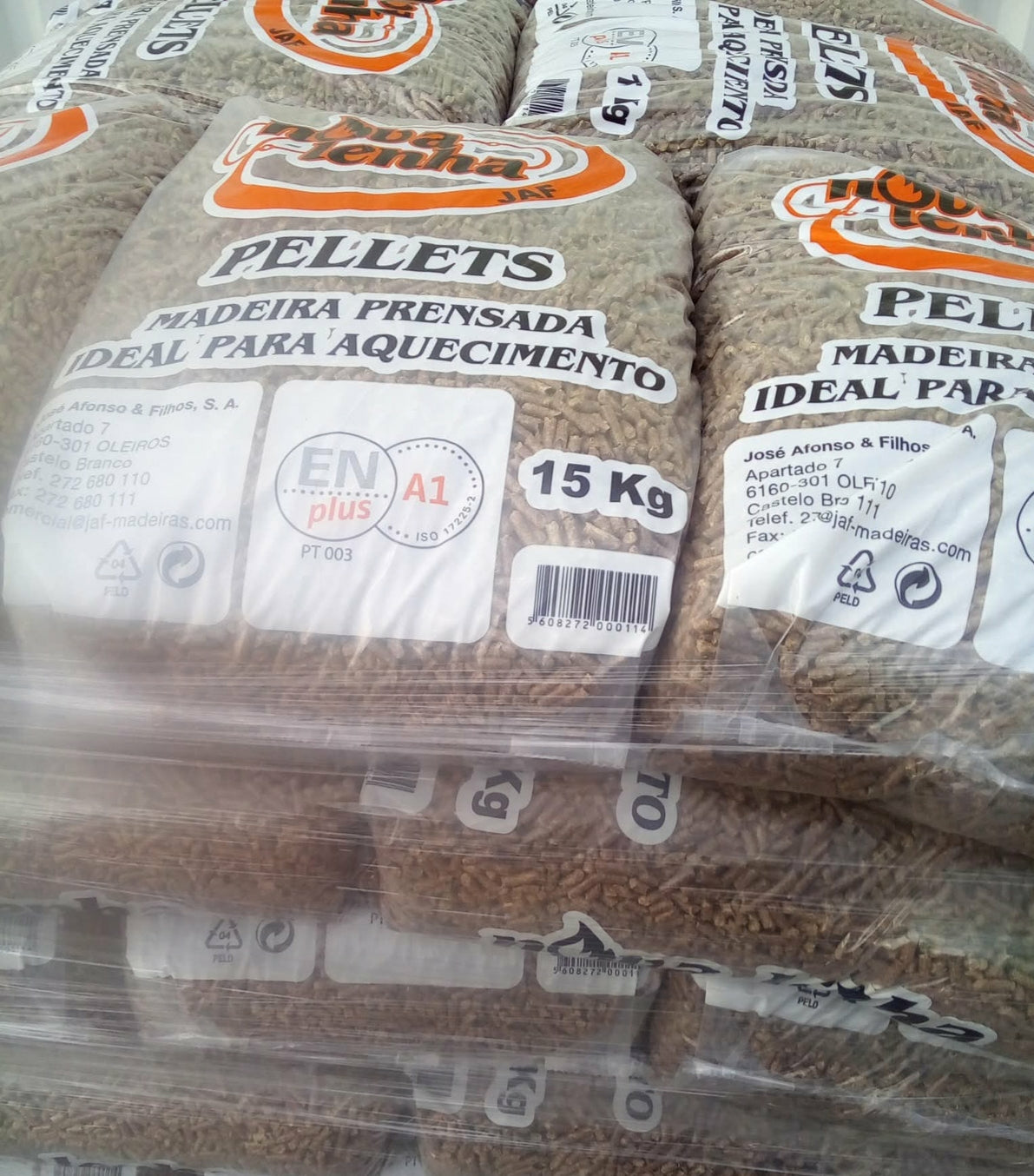 PELLET NOVA LENHA – 77 sacchi da 15 kg