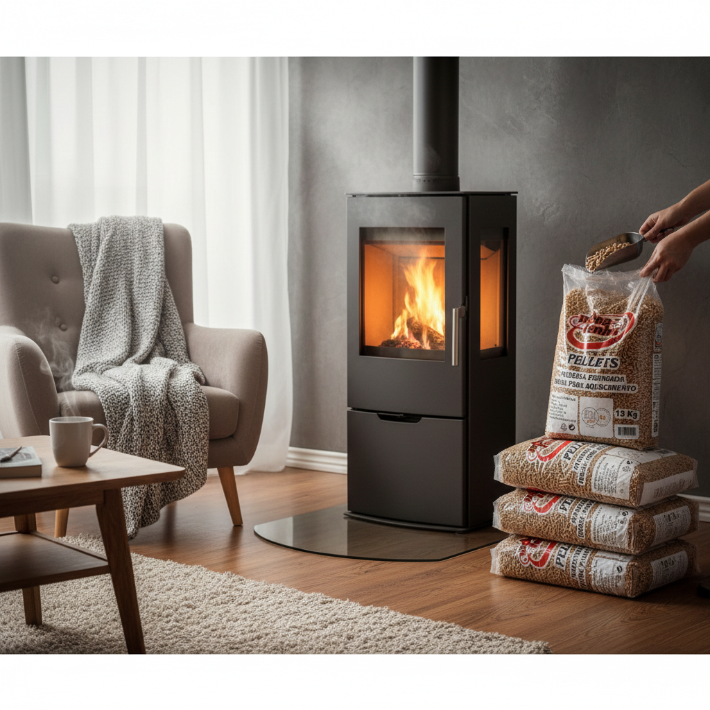 PELLET NOVA LENHA – 77 sacchi da 15 kg