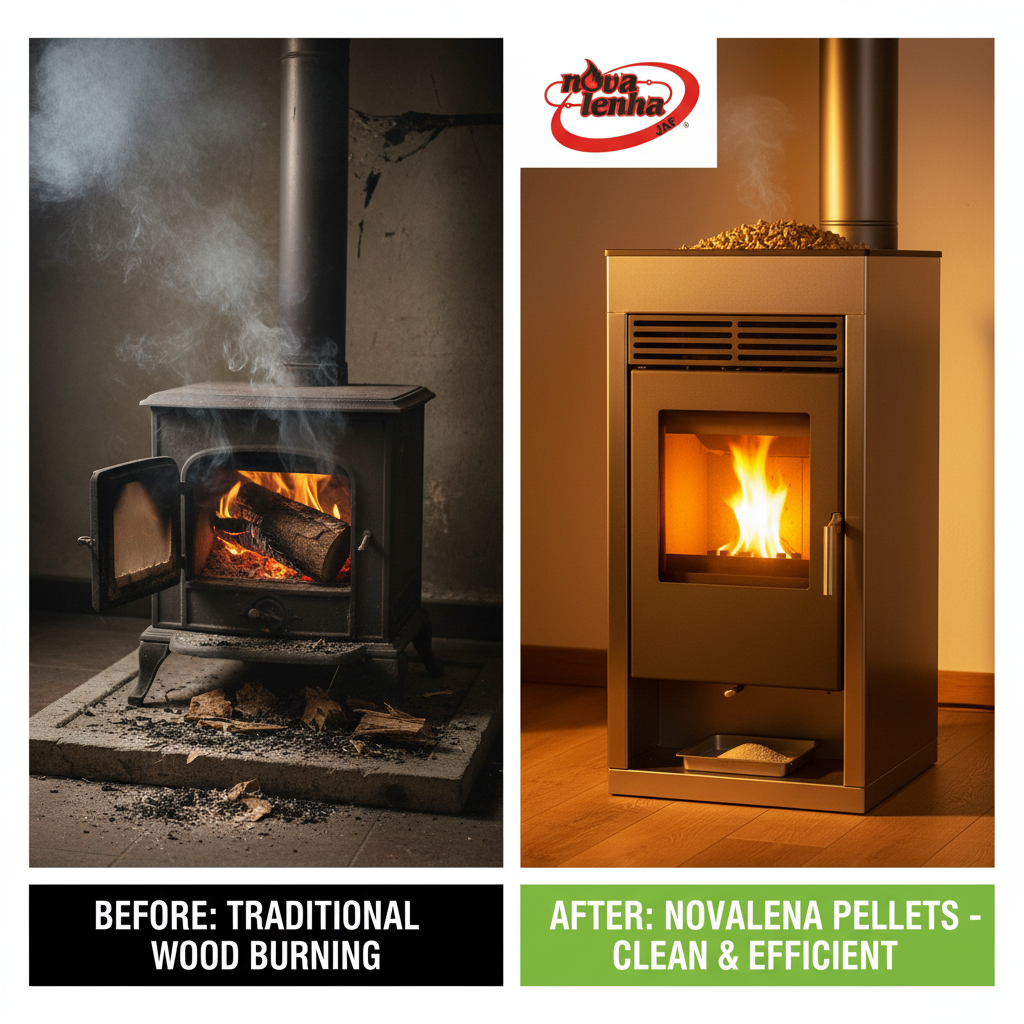 PELLET NOVA LENHA – 77 sacchi da 15 kg